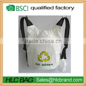 RPET Custom Print Zipper Bag With Shoulder Strap HL-RP009 thumbnail-6