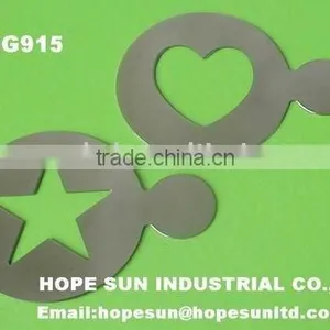 Stainless Steel Coffee Stencil Set of 2 Pcs thumbnail-1