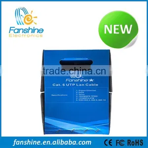 Fanshine Fast Speed 0.58mm CCA 4 Pairs Cat6 Network Cable thumbnail-3