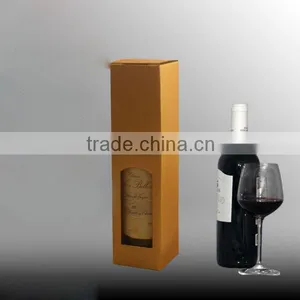 2015 High Quality Hot Sale Safe Attractive Wine Box With Printing Red Wine Box thumbnail-1