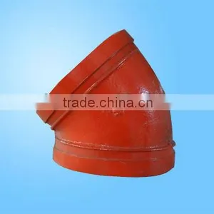 Ductile Iron Grooved Pipe Fitting 45 Degree Elbow thumbnail-1