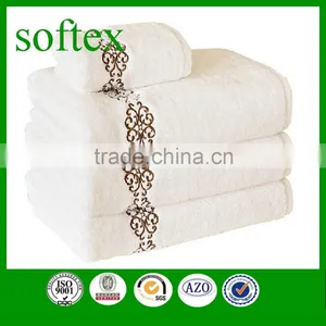 White Color Combed Cotton Terry Hotel Towel thumbnail-3