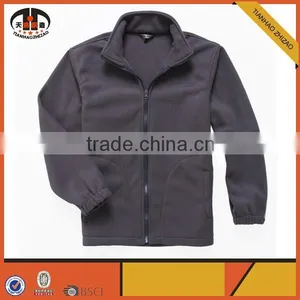 Men Short Fleece Coat With Zipper thumbnail-1