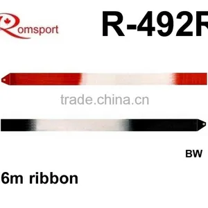 Rhythmic Gymnastics ROMSPORTS RIBBON Double Color 6m R-492R thumbnail-1