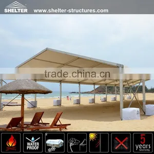Hot Sale Windproof Sun Shade Tent With Aluminum Frame Structures Shelter Tent thumbnail-1
