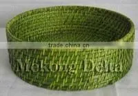 Woven Bamboo and Rattan Fruit Basket thumbnail-1