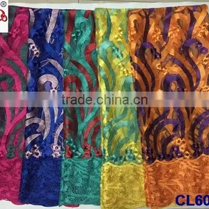 Stones&pearl French Lace Cl60116 With Ployeaster Material Fashionable Design for African Ladies thumbnail-1