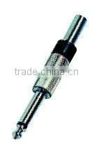 6.35MM MONO PLUG METAL WITH SPRING thumbnail-1