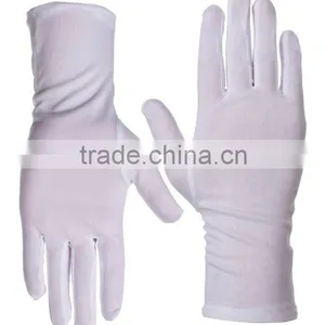 100% Cotton Interlock Gloves With Knitted Wrist thumbnail-1