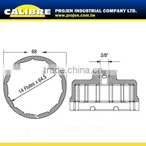 CALIBRE Auto Repair Tools 14 Flutes x 64.5mm x 3/8"Dr Oil Filter Wrench thumbnail-2