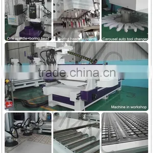 3D Woodworking Center With 8 Tools in Disc /Door Sculpture Wood Carving Cnc Router thumbnail-4