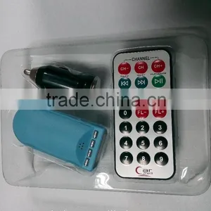 Hot Sale!!! Wireless Car Mp3 Player With fm Transmitter Rds SD MMC Slot thumbnail-4
