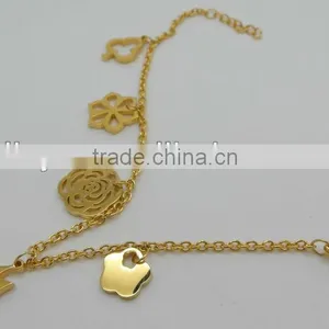 2013 Fashion Bracelet Stainless Steel Bracelet Gold Plated thumbnail-1