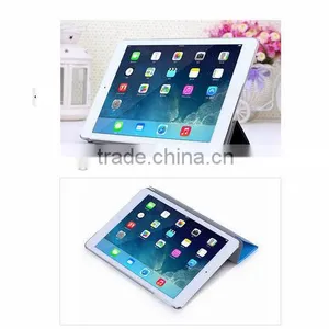 PU Leather Three Folder Best for Ipad Air Case D0110 thumbnail-1