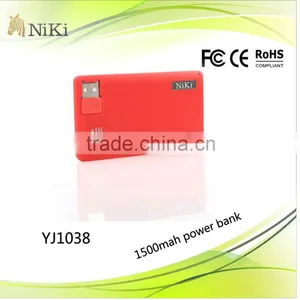 China Mobile Phone Battery 1500mah Power Bank for Smartphone thumbnail-1