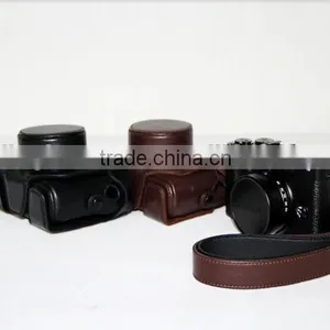 Factory High Quality Lovely Stylish Leather Camera Bag in Dongguan thumbnail-4