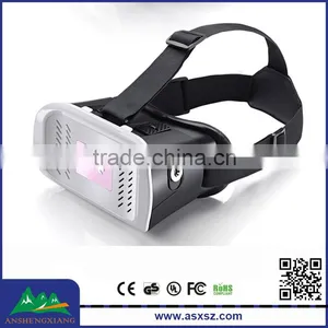 VR 3D Glasses Virtual Reality Helmet Video Glasses With Ajustable Headbelt for IOS Android thumbnail-1