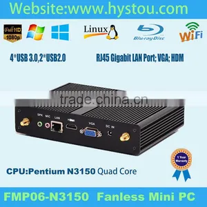Define Mini Computer With Celeron N3150 Quad Core Intel HD 1080P Resolution Mini Computer Case 1*LAN +1*HDMI +4*USB3.0 +2*USB2.0 thumbnail-5