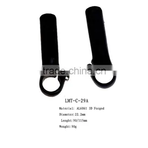Aluminum Alloy Bicycle MTB Deputy Handle Bar Grip Bar Ends thumbnail-1