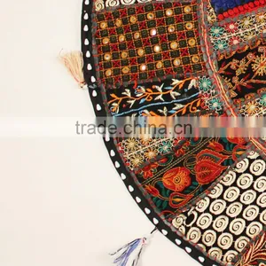 Indian Floor Round Throw Pillows and Cushions Scatter Cushions Pet Bedding Kids Bedding Nursery Floor Cushions thumbnail-5