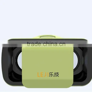 2016 Latest Design Amazing Movie ABS Leji Mini VR Headsets thumbnail-2