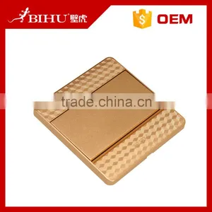 Best Wholesale Website BIHU Golden 1 Gang 1 Way or 2 Way Electric Light Wall Switch and Sockets thumbnail-5