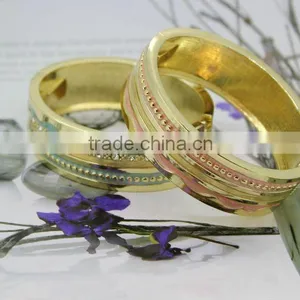 ZB020 Gift Zinc Alloy Plating 24k Gold Bangles Dubai Jewelry thumbnail-1