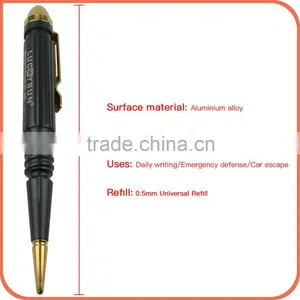 New Style 0.5mm Refill Tactical Pen Aviation Aluminum Anti-skid for Self Defense Writing and Car Escape Device thumbnail-5