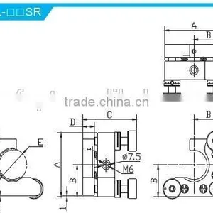 MSCL-1.5SR/Height of Center Height 30mm/high Coherence Kinematic C Type Mounts With 2 Adjusters With Lock/Optical Mount thumbnail-2