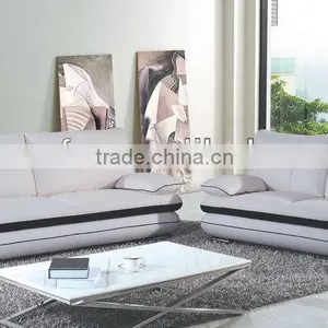 China Genuine Leather Sectional Sofa Modern thumbnail-2