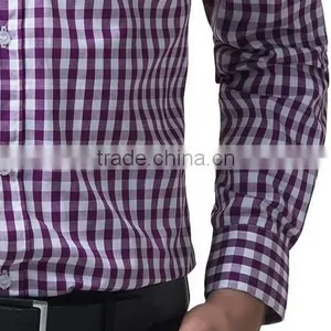 New Model Fashion Plaid Men Casual Shirts Pictures thumbnail-4