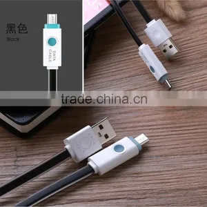 TPE Material Micro USB 2.0 Cable, Durable LED Data Cable for Samsung/Iphone/Android thumbnail-6