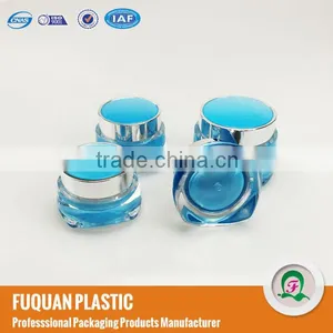 Hot Skin Care Luxury Empty Acrylic Cosmetic Container With Colorful Cap thumbnail-3