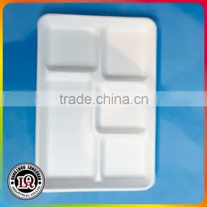 Compostable Shallow 5 Compartments Tray thumbnail-1