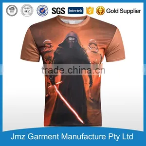 Customized Promotional Printed Tshirt Brand Logo Cheap t Shirt for Men thumbnail-1