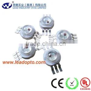 High Power 3 Watt Led Diodes Epistar Single Color LED Bead With CE/ROHS/UL thumbnail-1