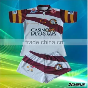 High Quality Cheap Rugby Jerseys Rugby T- Shirt Cheap Polo Rugby Shirts thumbnail-5