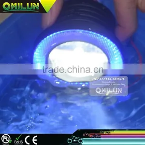 2016 New Design 3inch 76mm 30W LED Fog Angel Eyes Light With Optical Glass Lens for Most of Cars thumbnail-6