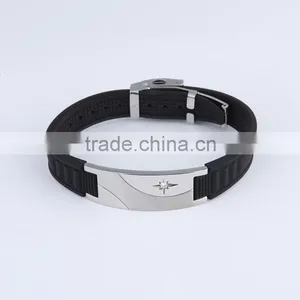 2015 New Health Power Sport Negative Ions Silicon Bracelet thumbnail-2