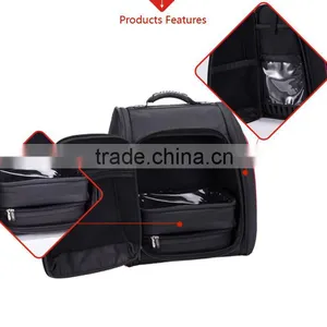 New Arrival Soft Nylon Makeup Artist Travel Backpack With Cosmetics Clear Storage Quality Choice thumbnail-4