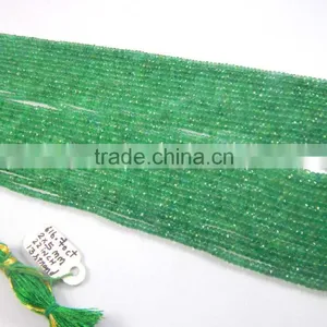Beautiful Multi Strand Topa Quality Emerald Beads Neacklacer Antique Look 13 Strand Necklace thumbnail-5