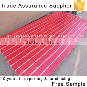 1220*2440*15mm China High Quality MDF SlatWall Back Panel Shelf thumbnail-1