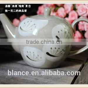 Ceramic Vintage Tea Pot With Painting thumbnail-2
