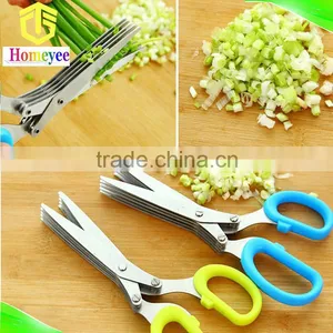 Stainless Steel Multi Blade Shears 5 Blades Herb Scissors thumbnail-1