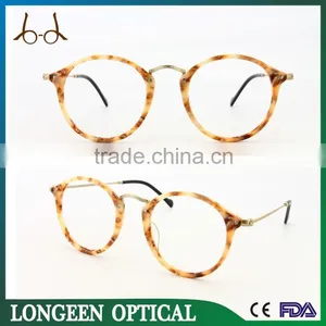 China Manufacturer Vintage Eyeglasses With Stainless Steel Temple thumbnail-1