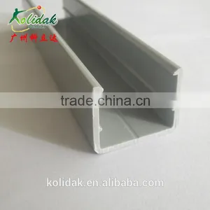 U Shape Gray Plastic Profile Products Extrusion thumbnail-1