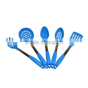 Set of 6 China Silicone Utensil Set 304 Stainless Steel Handle Cooking Tool thumbnail-3