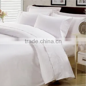 5 Star Hotel Bedding Set for Plain White With Factory Directly thumbnail-1