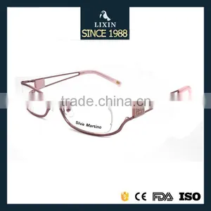 Graceful Lady Metal Eyeglasses Prescription Eyewear Bling Rhinestones Optical Frames Eyewear SM4028 thumbnail-1