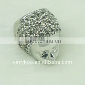 Fashion Cameo Jewelry Finger Ring Rhinestone Rings thumbnail-1